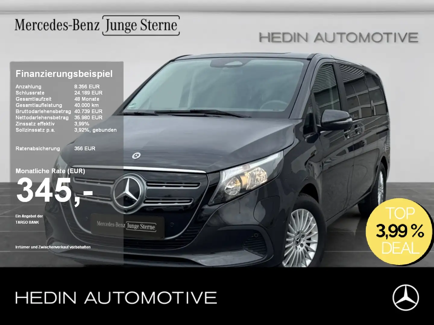 Mercedes-Benz EQV 250 Lang MBUX|SHZ|DISTR|KAM|Facelift Grau - 1