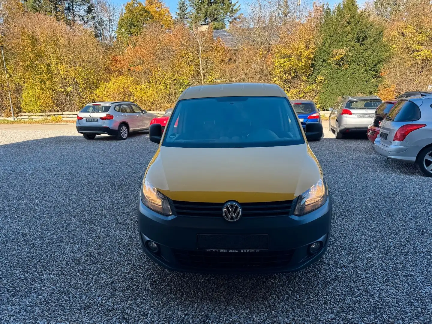 Volkswagen Caddy Kasten EcoProfi Navi Klimaaut Sitzhzg 1.Hd Gelb - 2