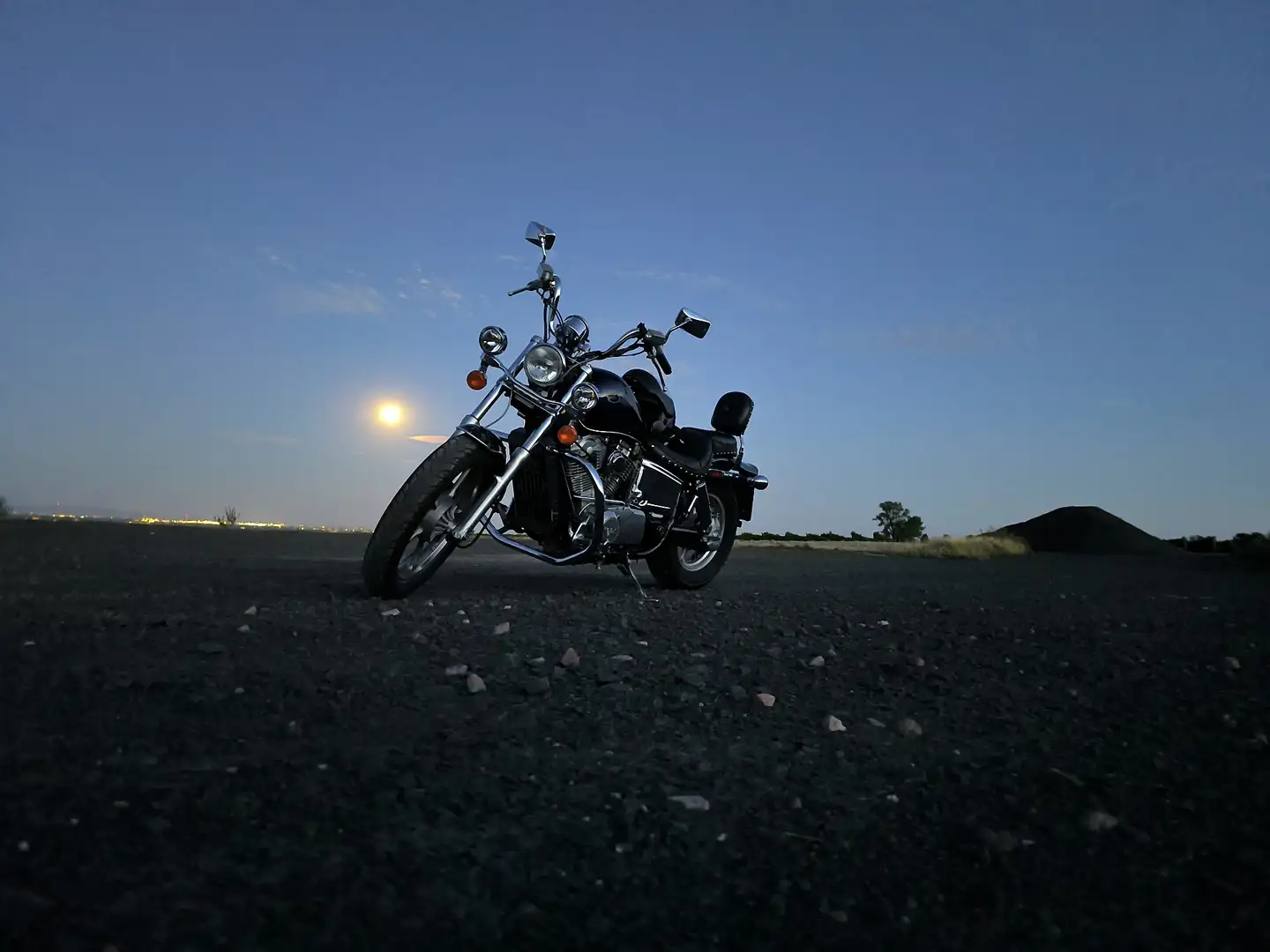 Honda VT 1100 Azul - 1