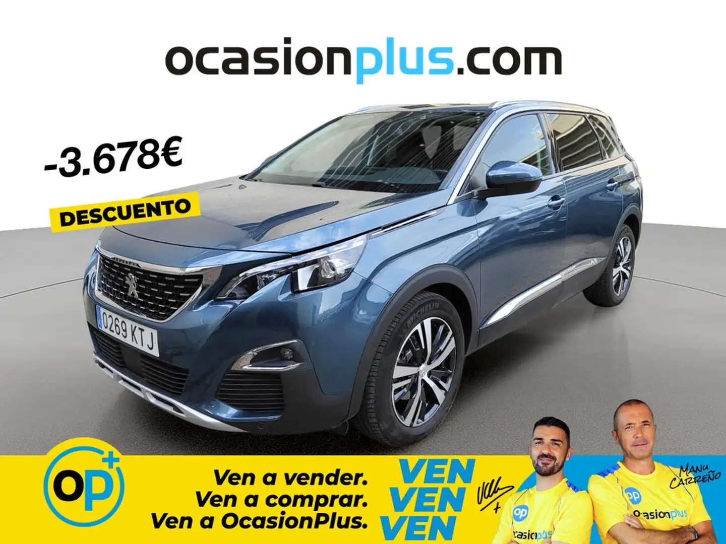 Peugeot 5008 1.5BlueHDi S&S Allure EAT8 130 Azul - 1