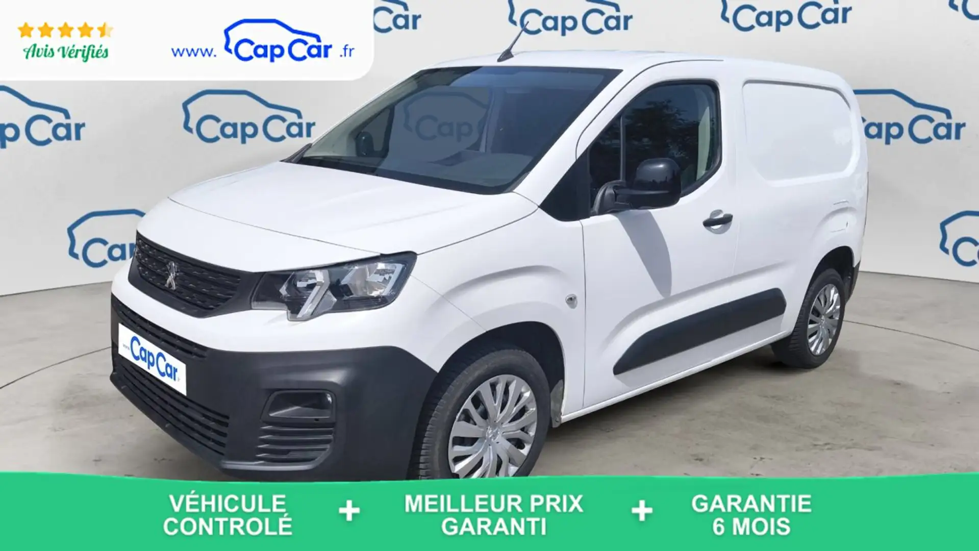Peugeot Partner VU 1.5 130 Prenium Blanc - 1