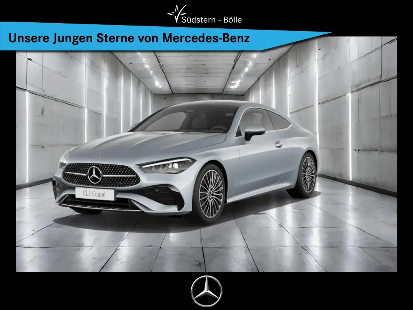 Mercedes-Benz CLE 200 Coupé +AMG+SHZ+MEMORY+AMBIENTE+PANO-DACH Argintiu - 1