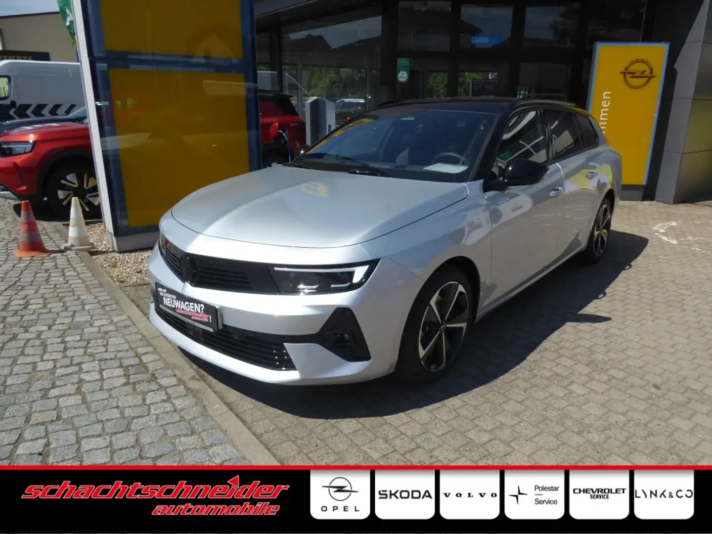 Opel Astra Sports Tourer 1.2 Turbo Automatik GS (L) Silber - 1