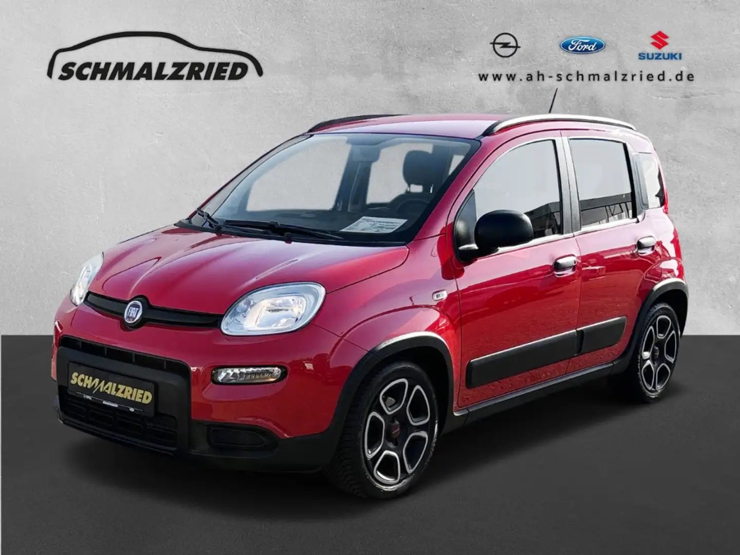 Fiat Panda City Life 1.0 Mild Hybrid DAB Berganfahrass. Klima Rot - 1