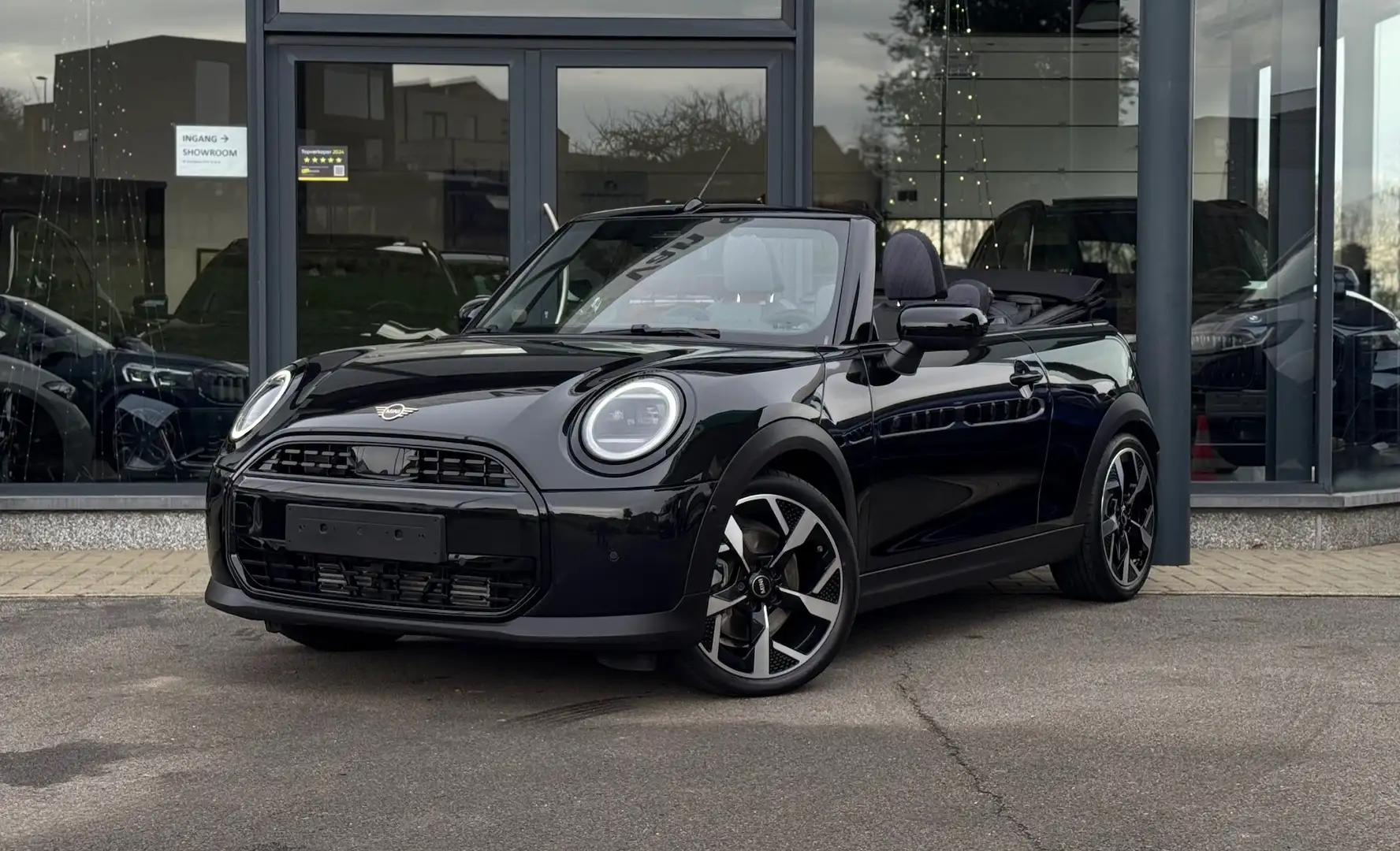 MINI Cooper C Cabrio Cabrio / HUD / H-K / KEYL / CAM / VERW ZET + STUUR Schwarz - 1