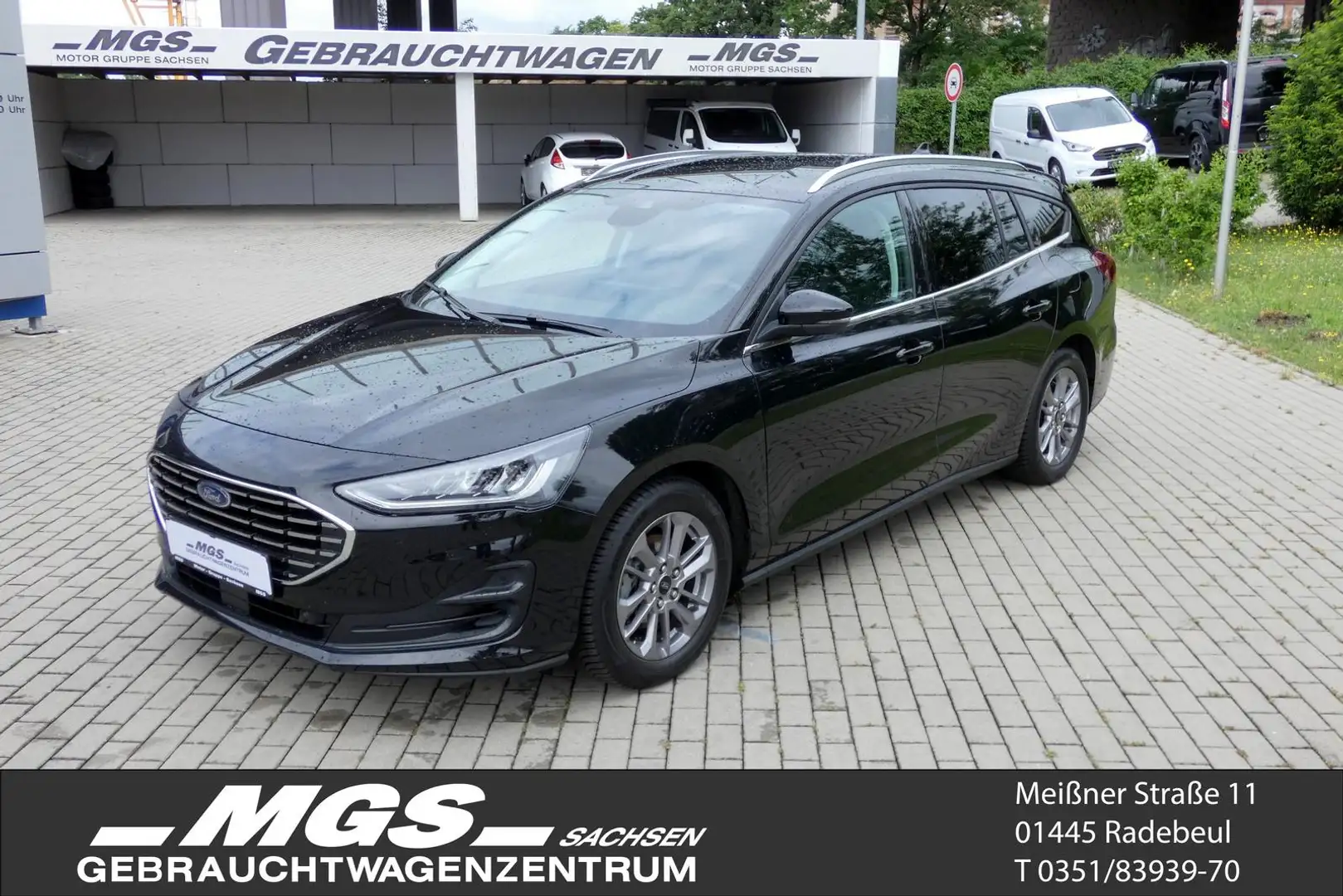 Ford Focus Turnier 1.0 'Titanium' #LED #ACC #NAVI #B&O #KAM Schwarz - 1