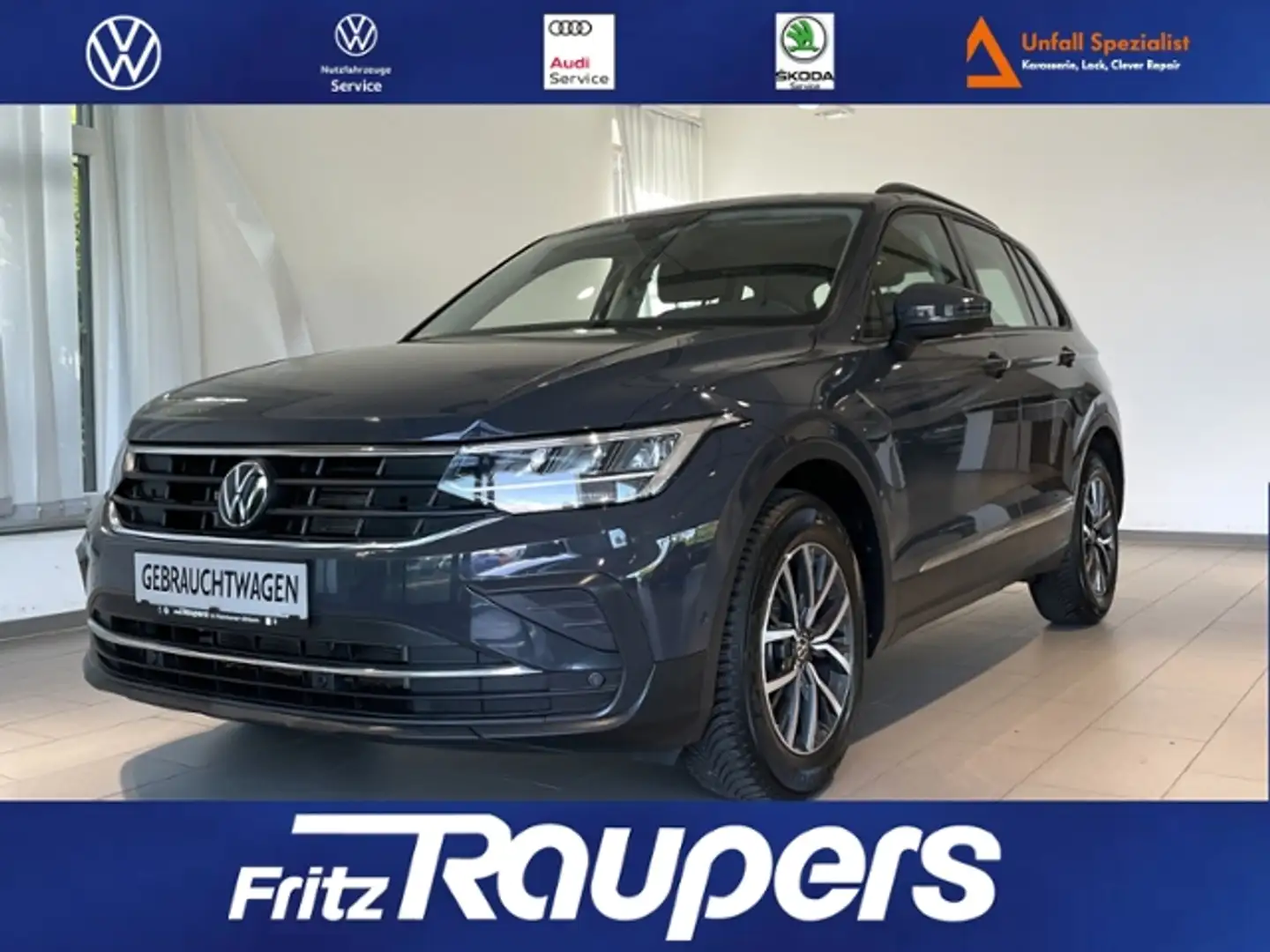 Volkswagen Tiguan 2.0 TDI Life NAVI+STANDHZNG+LED Grau - 1