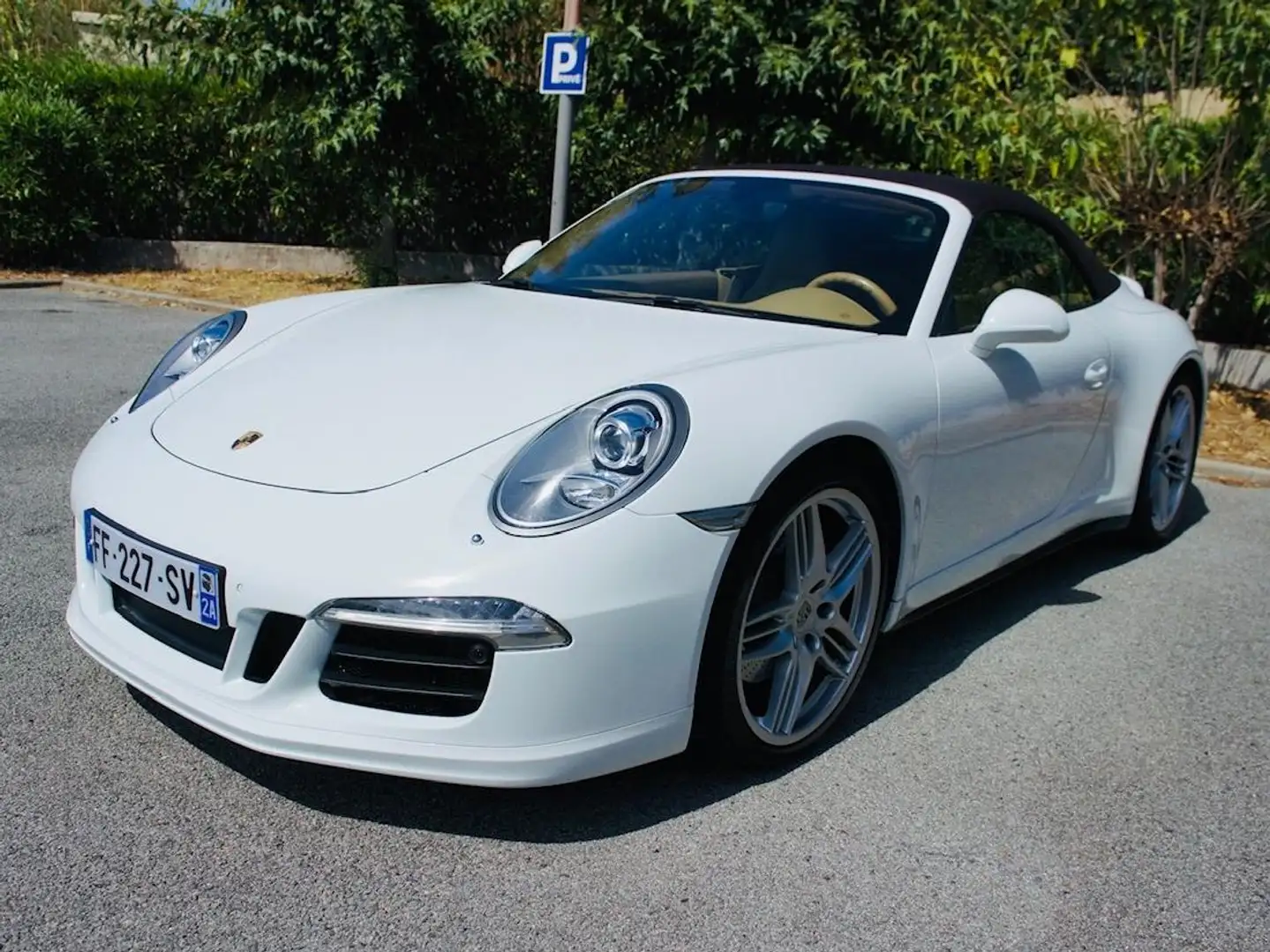 Porsche 911 (991) CABRIOLET 3.8 400 CH CARRERA 4S PDK Blanc - 2