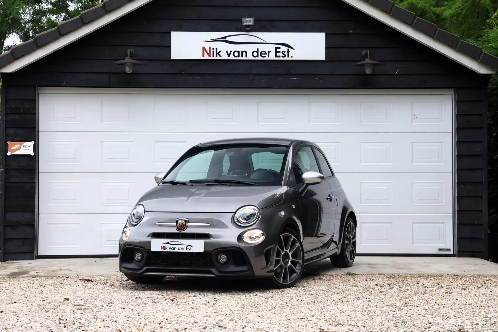 Abarth 595 Turismo Cioccolato leder-Clima-PDC-Sportuitaat Gris - 1