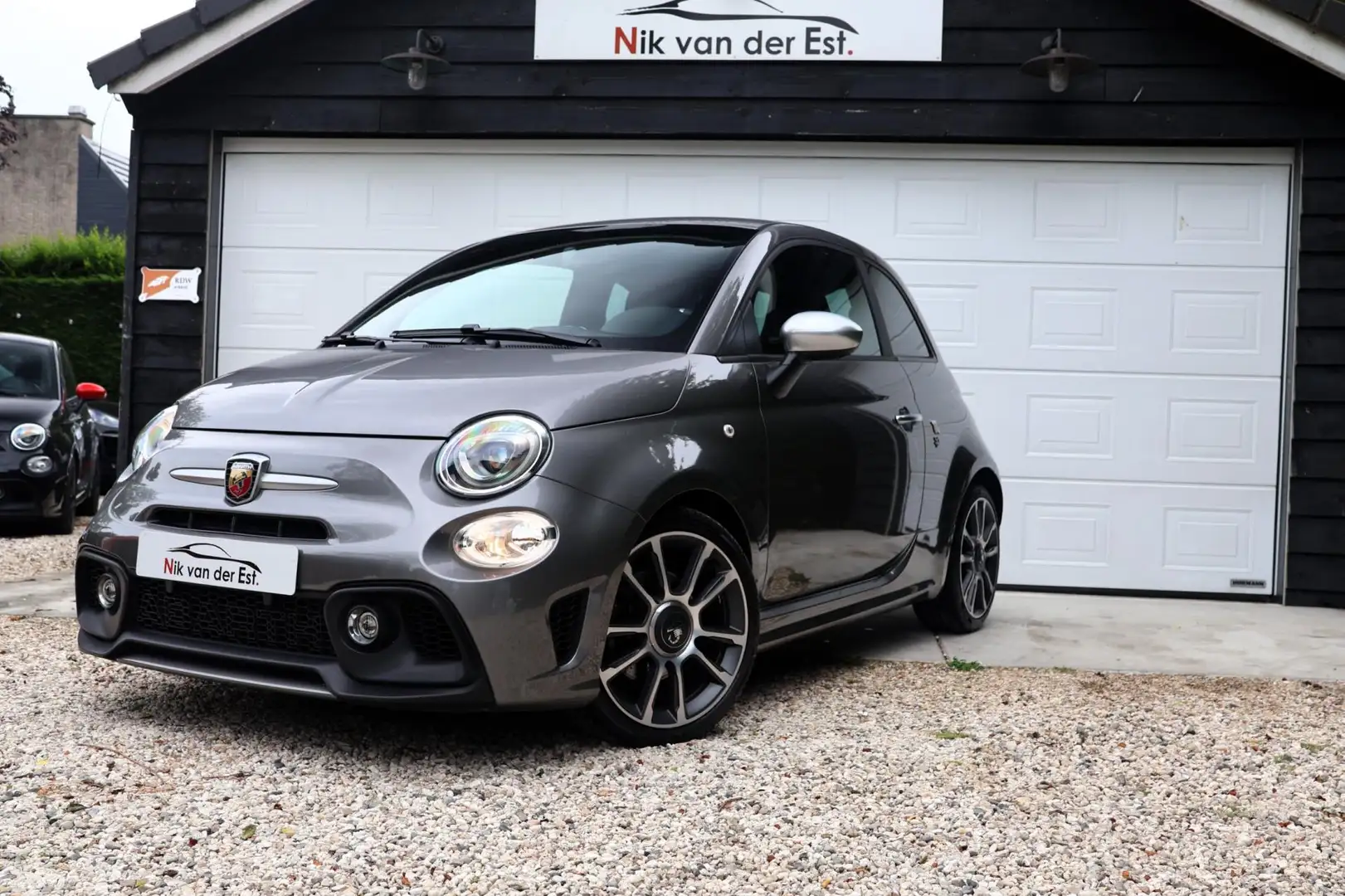 Abarth 595 Turismo Cioccolato leder-Clima-PDC-Sportuitaat Gris - 2