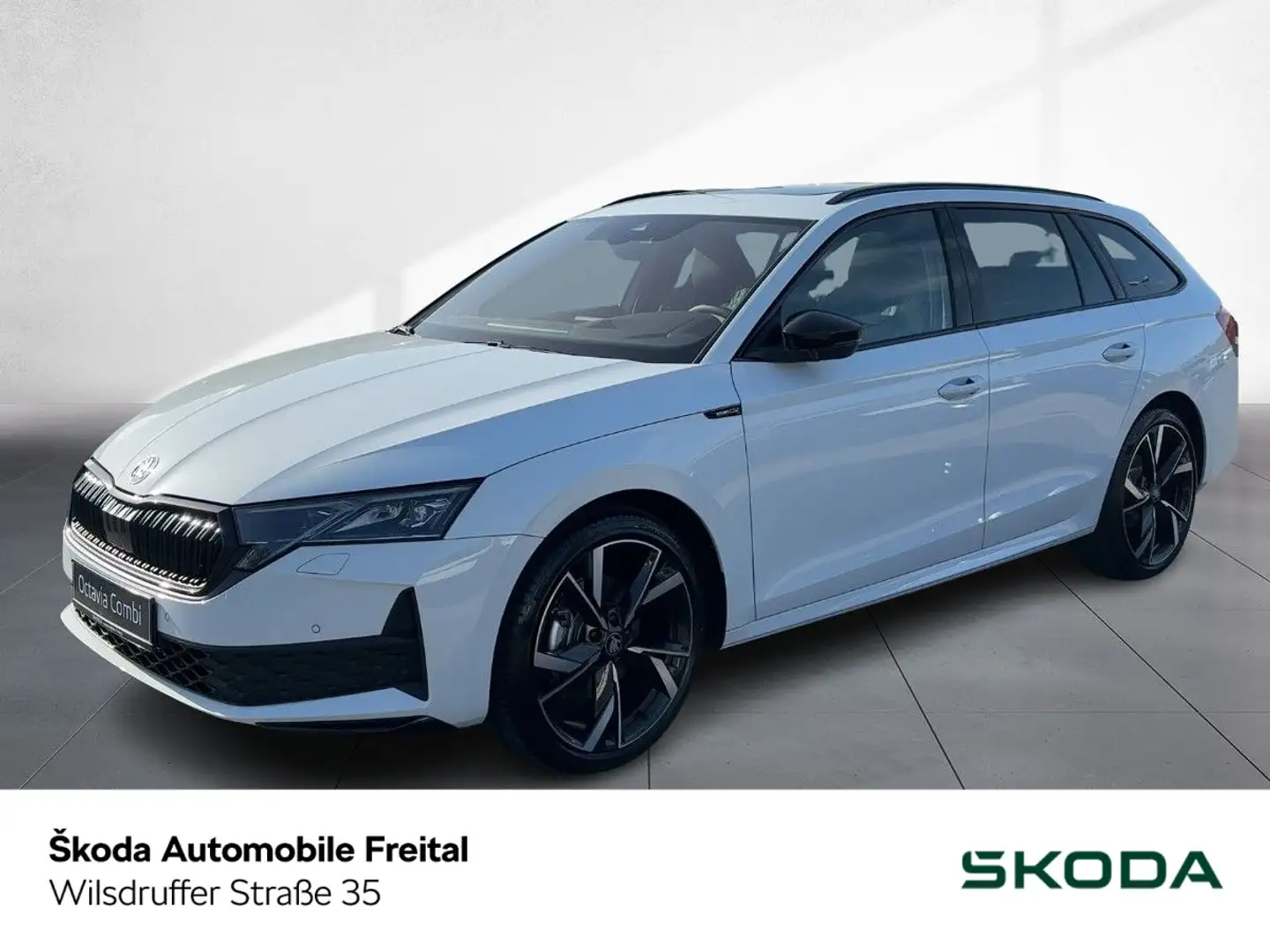 Skoda Octavia Combi Sportline 2,0 TSI DSG 4x4 PANO AHK Weiß - 1