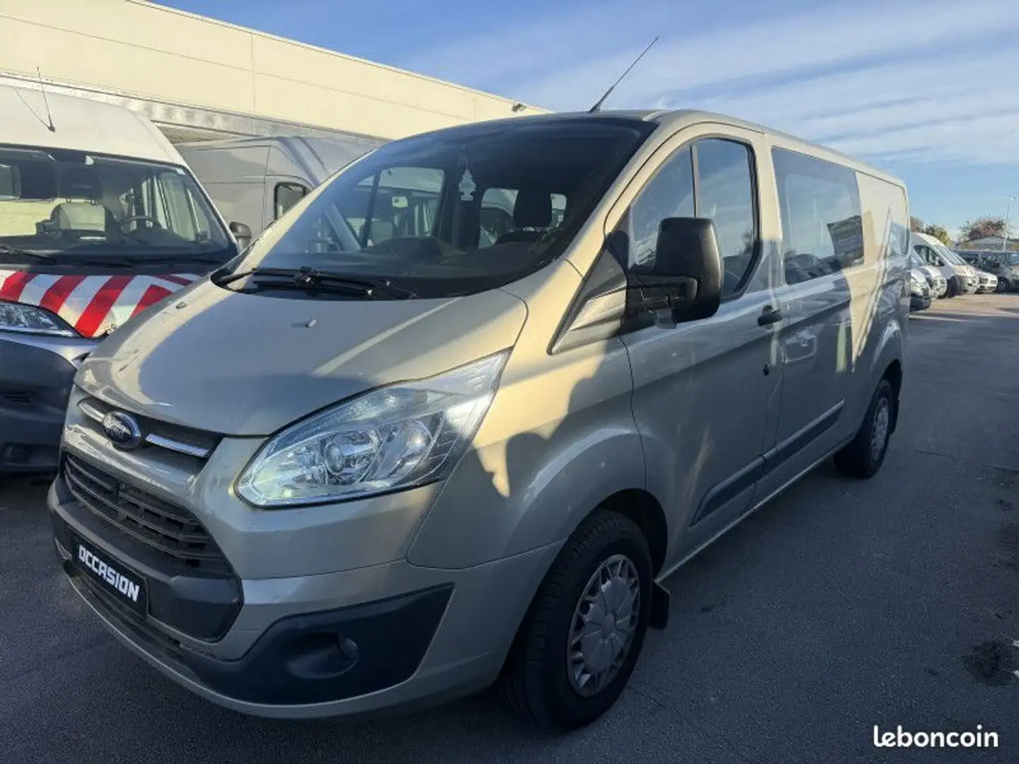 Ford Transit Custom TRANSIT FG 310 L2H1 2.2 TDCI 125CH TREND CABINE APPROFONDIE Beige - 1