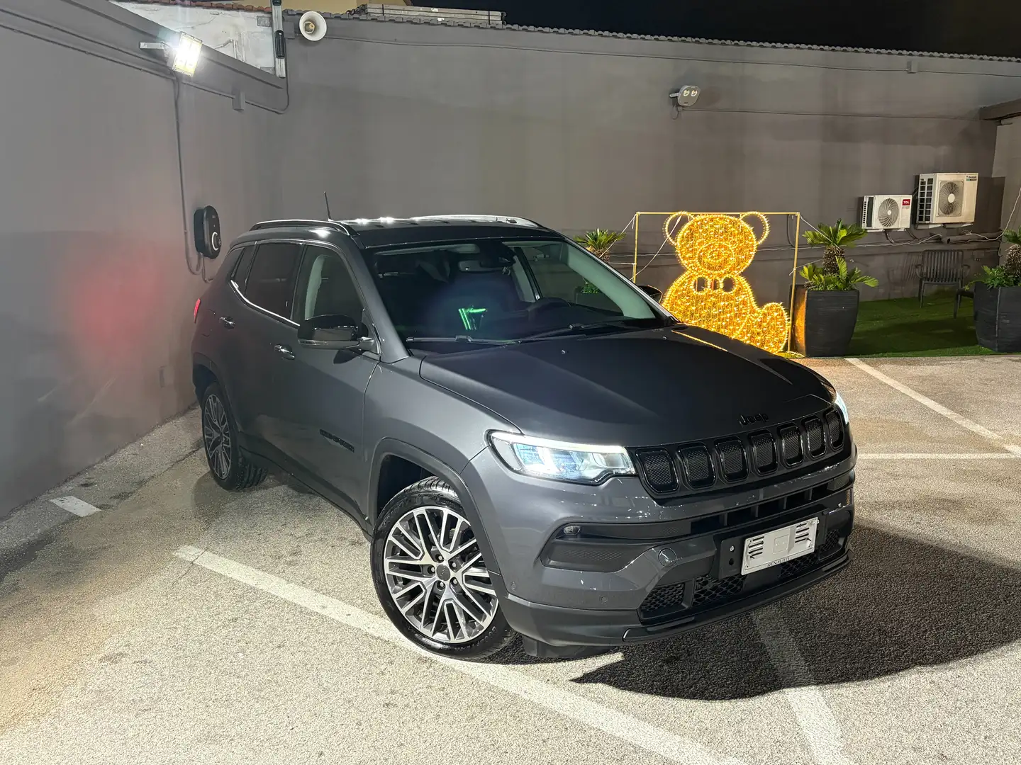 Jeep Compass Compass 1.6 mjt BLACKLINE 2wd 130cv KM CERTIFICATI Grigio - 2