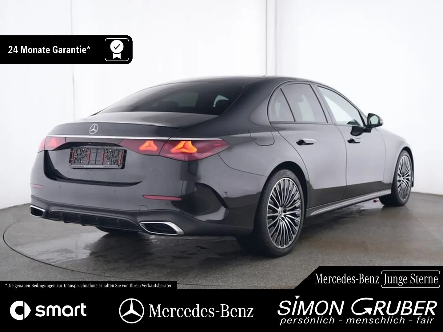 Mercedes-Benz E 220 d AMG Superscreen Pano Burm Night 360° 20" Schwarz - 2