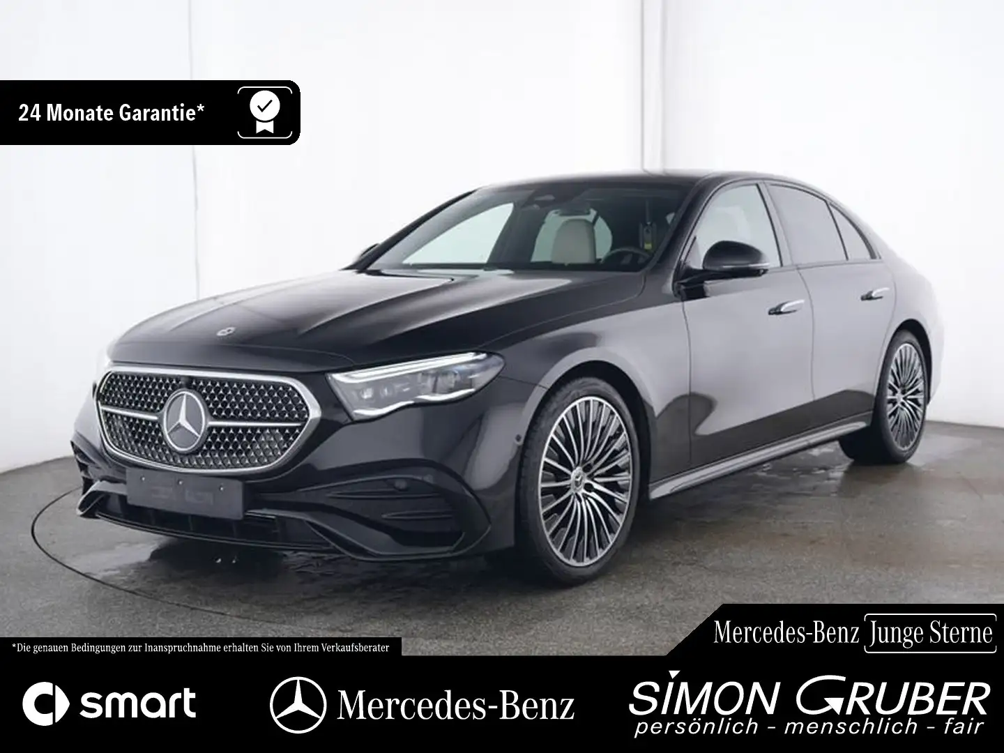 Mercedes-Benz E 220 d AMG Superscreen Pano Burm Night 360° 20" Schwarz - 1