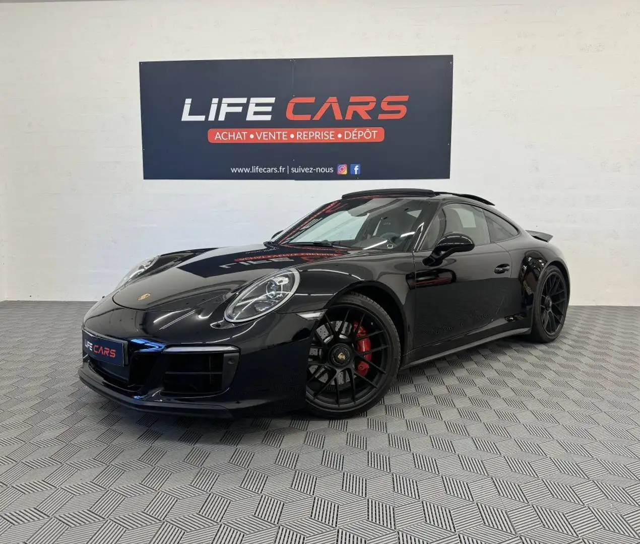 Porsche 911 (991.2) 3.0 450ch GTS PDK Toit ouvrant 2017 França Noir - 1