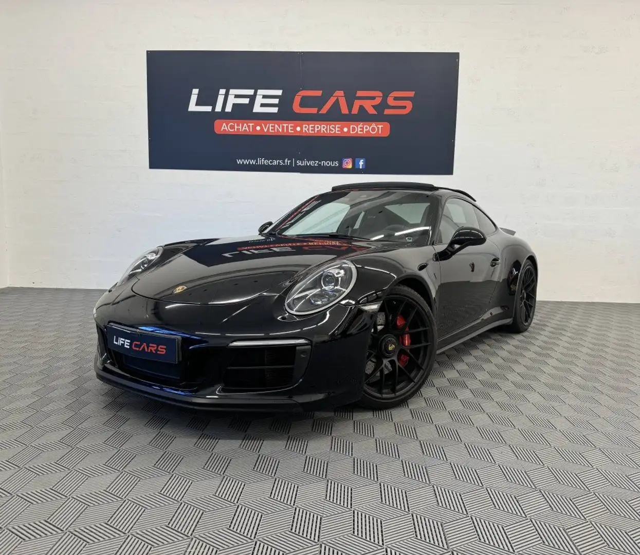 Porsche 991 (991.2) 3.0 450ch GTS PDK Toit ouvrant 2017 França Noir - 2