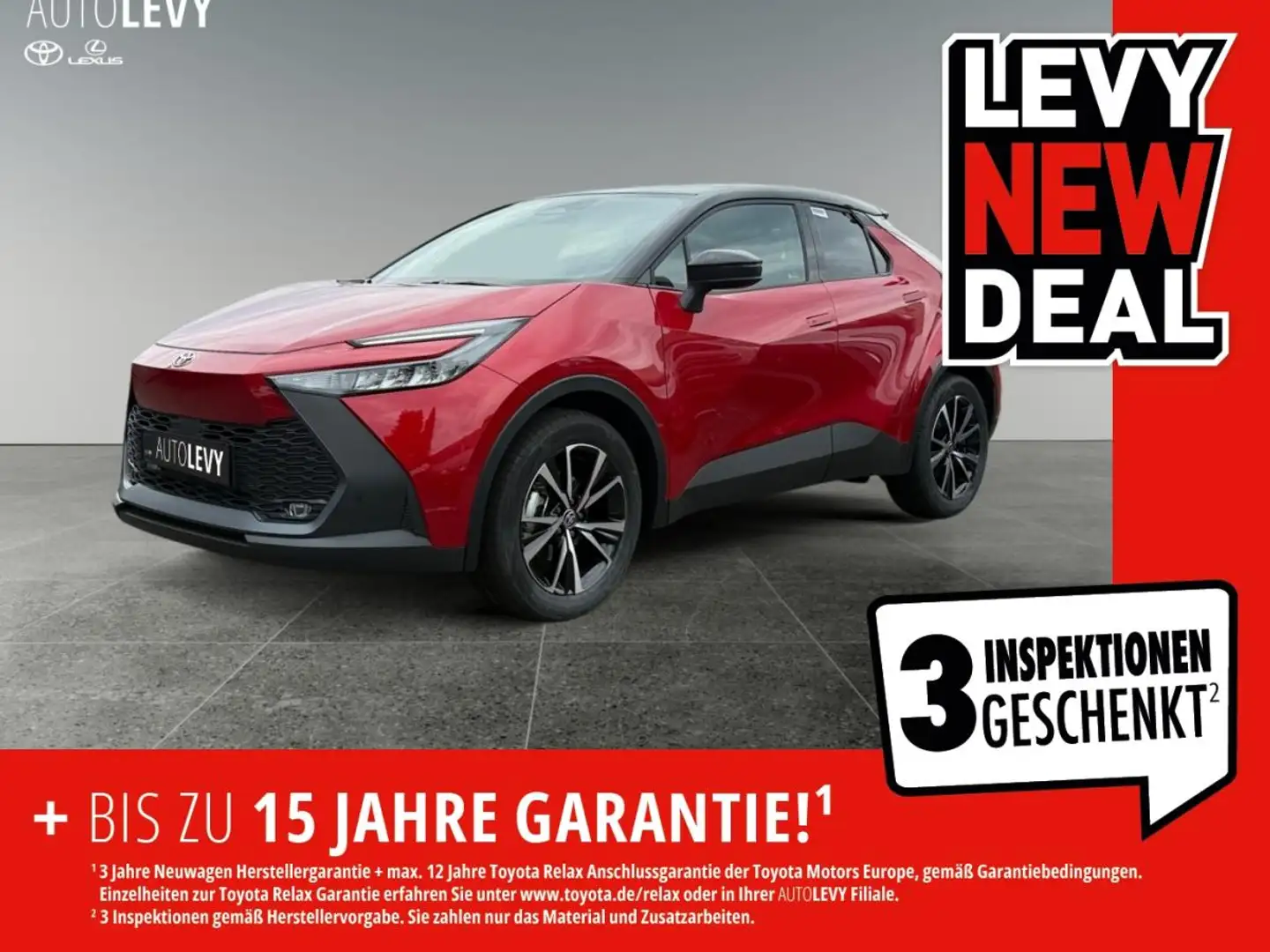 Toyota C-HR 2,0 Teamplayer +18 Alu SummerSpecial 1,99% Rot - 1