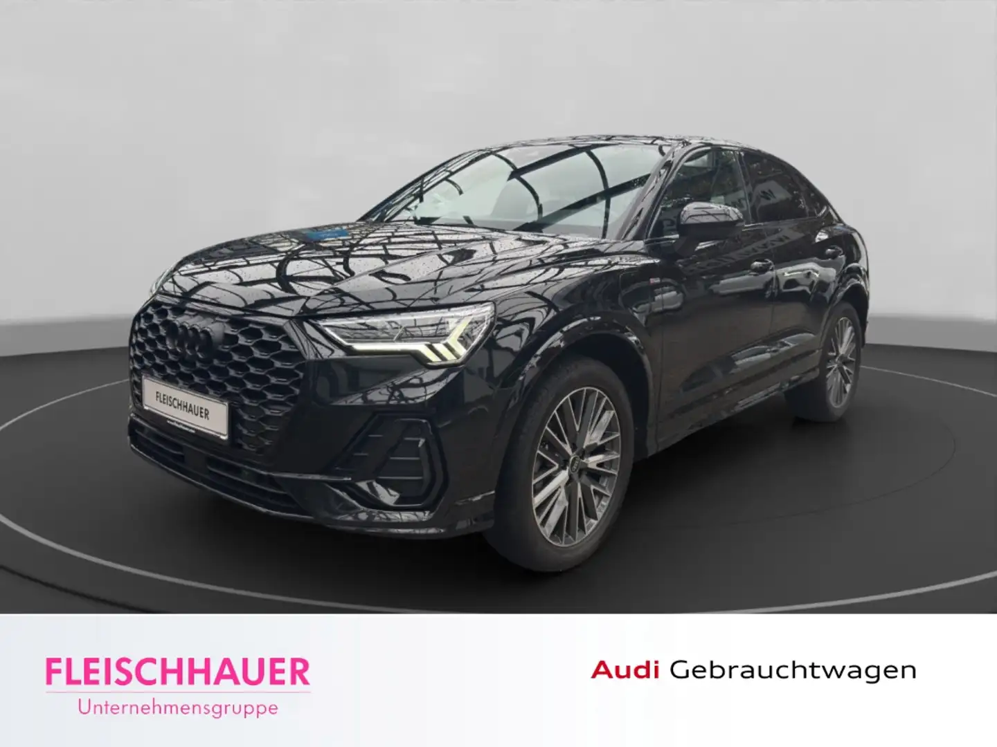 Audi Q3 Sportback S line 45 TFSI e PANO AHK Navi Leder Dig Negro - 1