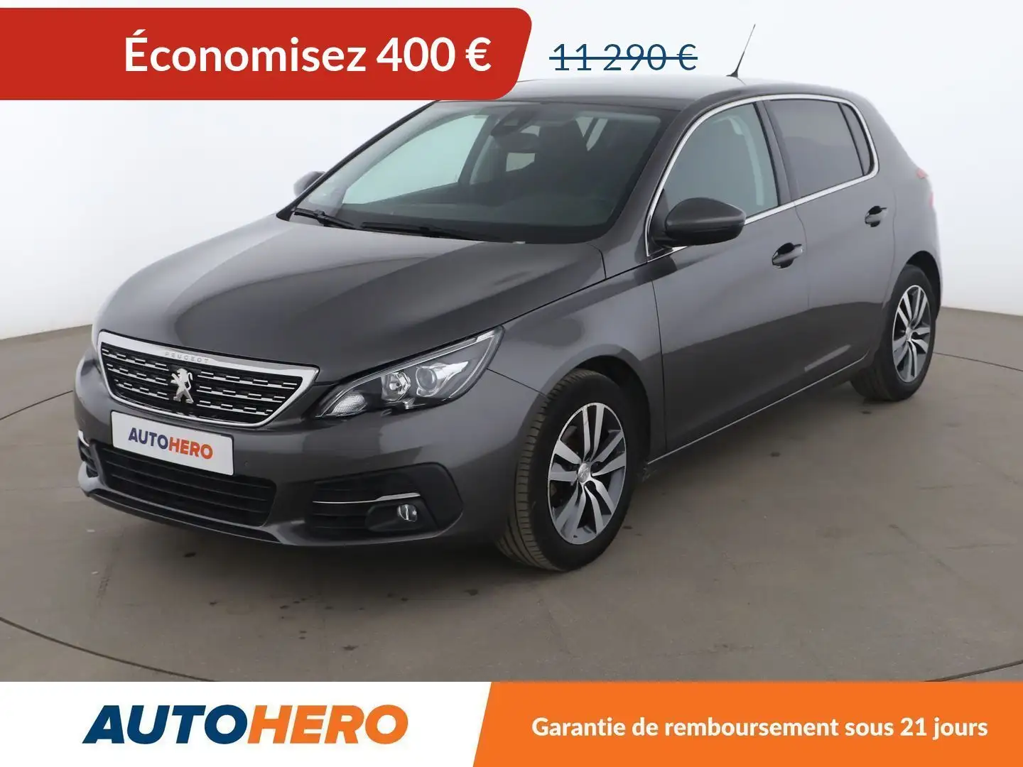 Peugeot 308 1.2 PureTech Allure EAT8 Gris - 1