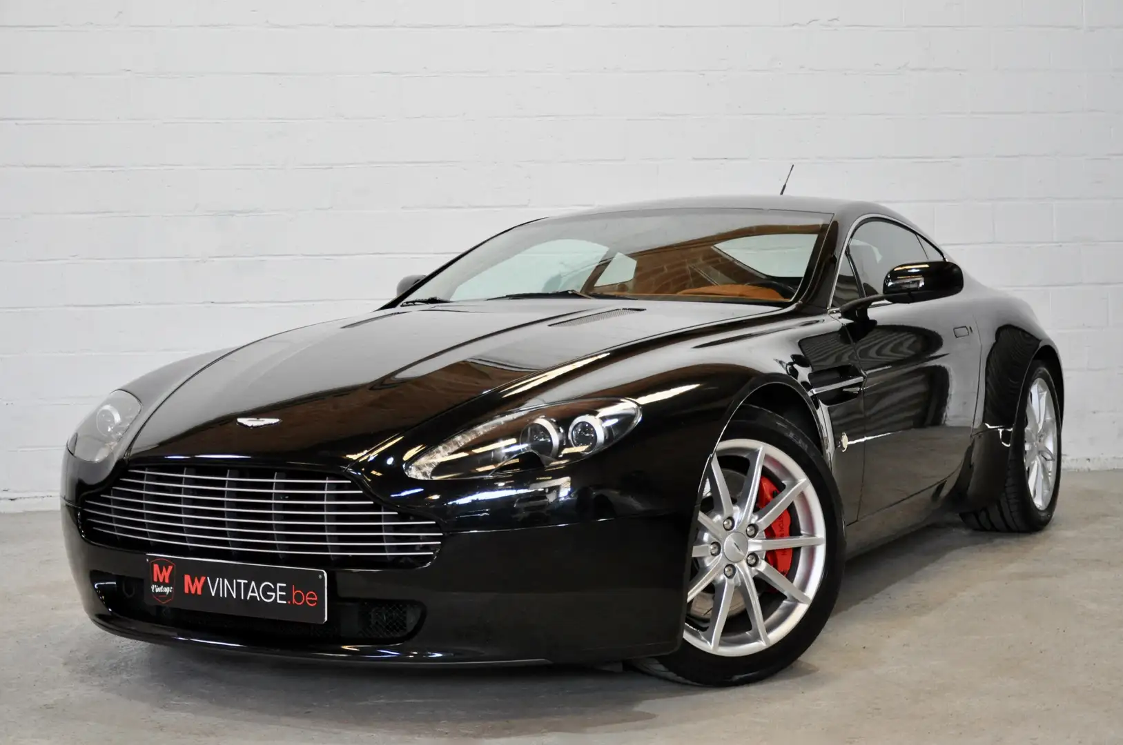 Aston Martin Vantage 4.3i V8 385cv ** B/V/M ET EMBRAYAGE NEUF ** Noir - 1