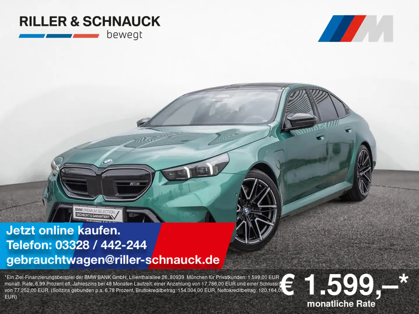 BMW M5 xDrive AHK+B&W+CARBON+V-MAX Verde - 1