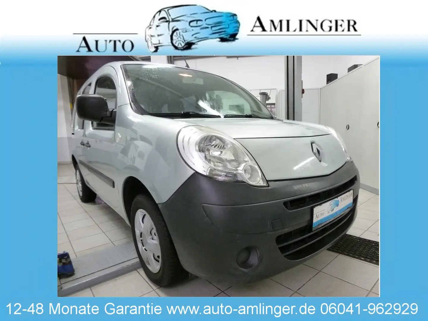 Renault Kangoo Authentique1.Hand Scheckheft LPG Gara.TOP Argent - 1