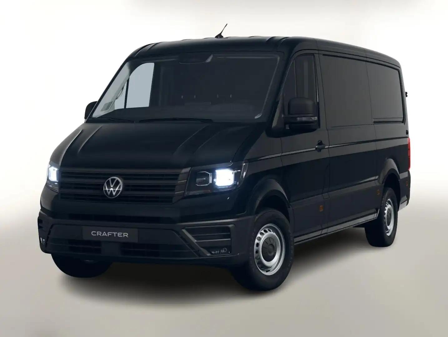 Volkswagen Crafter 35 140 AT8 L3H2 3S AHK Temp AppCo 2xPDC 103 kW ... Schwarz - 1