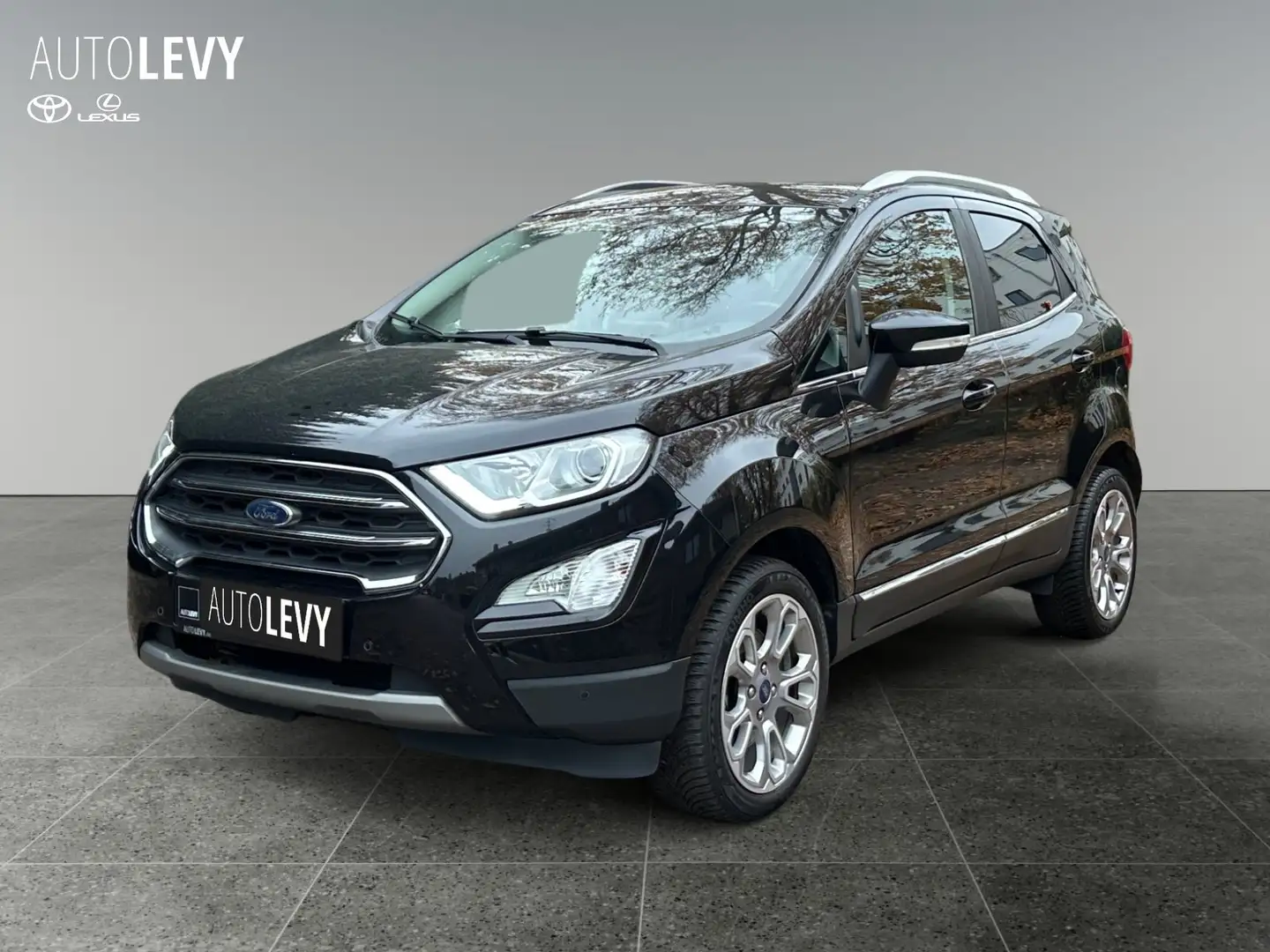 Ford EcoSport 1.0 EcoBoost Titanium X BiXenon Kam. LM Zwart - 2