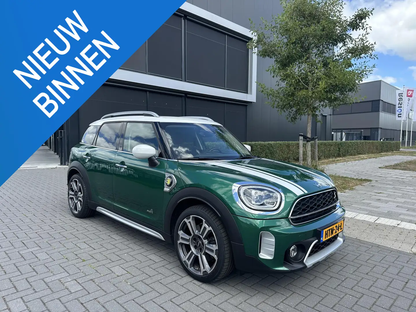 MINI Cooper SE Countryman 2.0 ALL4 Chili Leder, Keyless Groen - 1