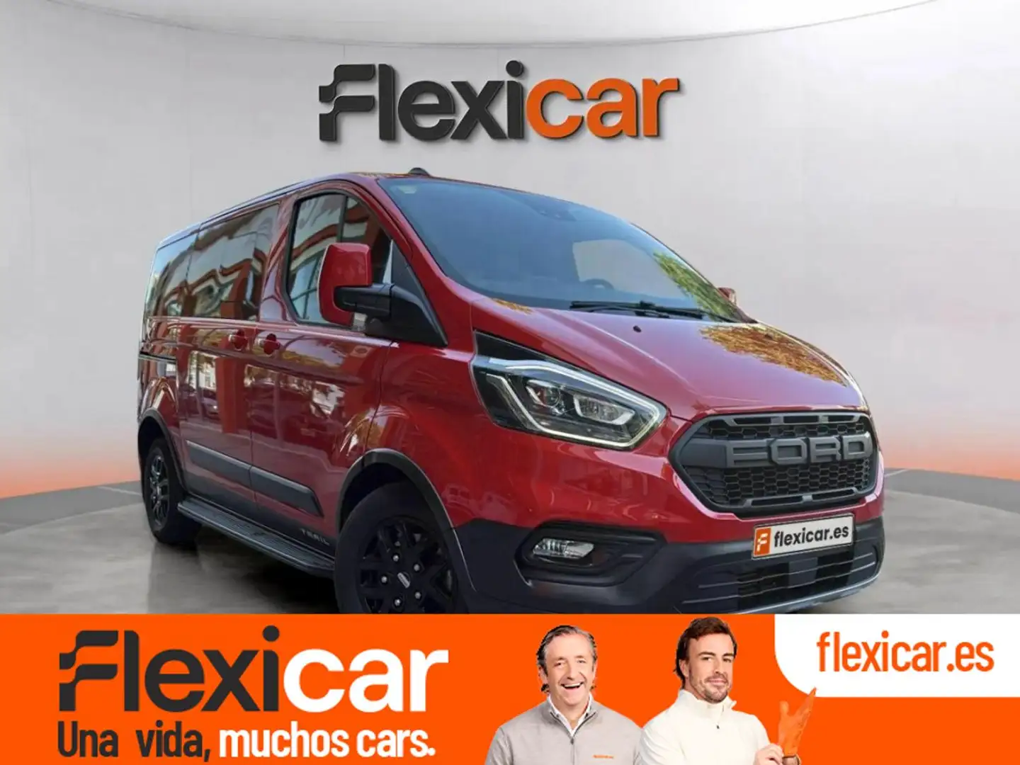 Ford Tourneo Custom 2.0 Ecob 96kW (130CV) Hybrid L2 Titanium Rojo - 1