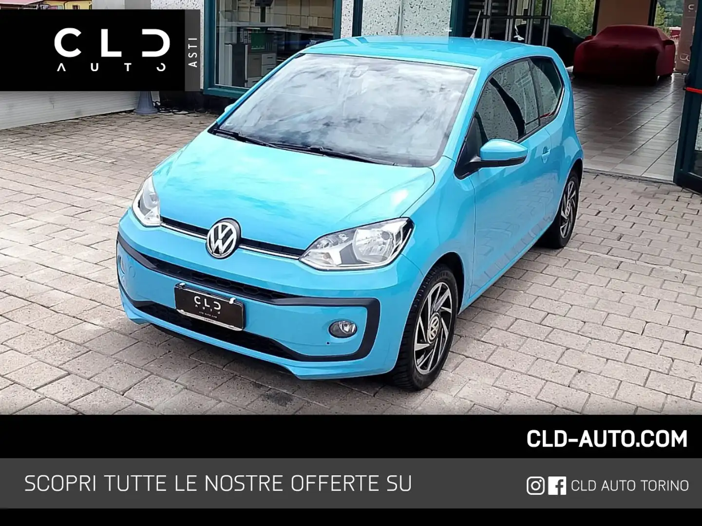 Volkswagen up! 3p 2017 3p 1.0 High 75cv Modrá - 1