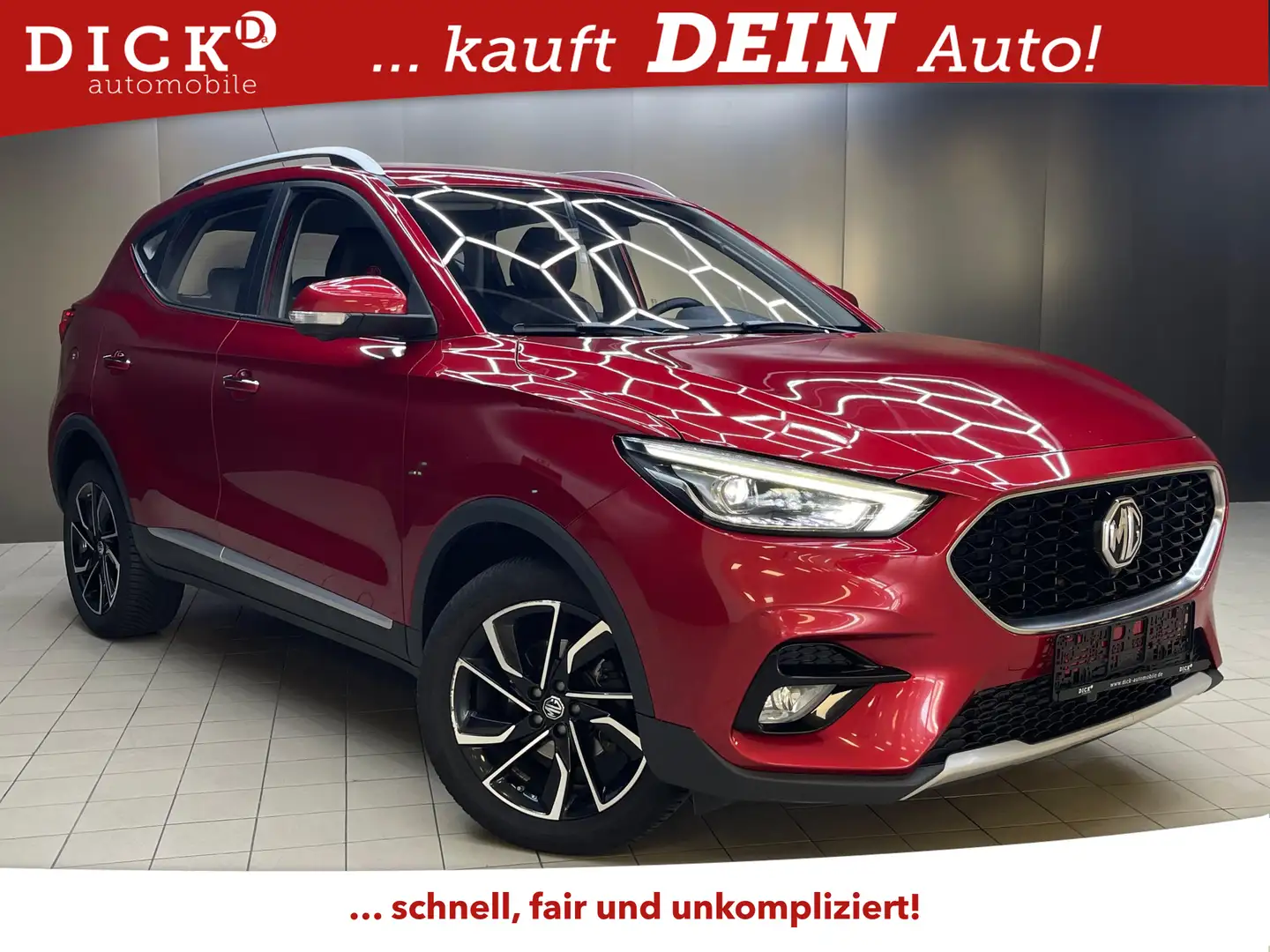 MG ZS 1.5 Comf WERKSGA+NAVI+LEDER+LED+SHZ+DAB+360°+ Rot - 1