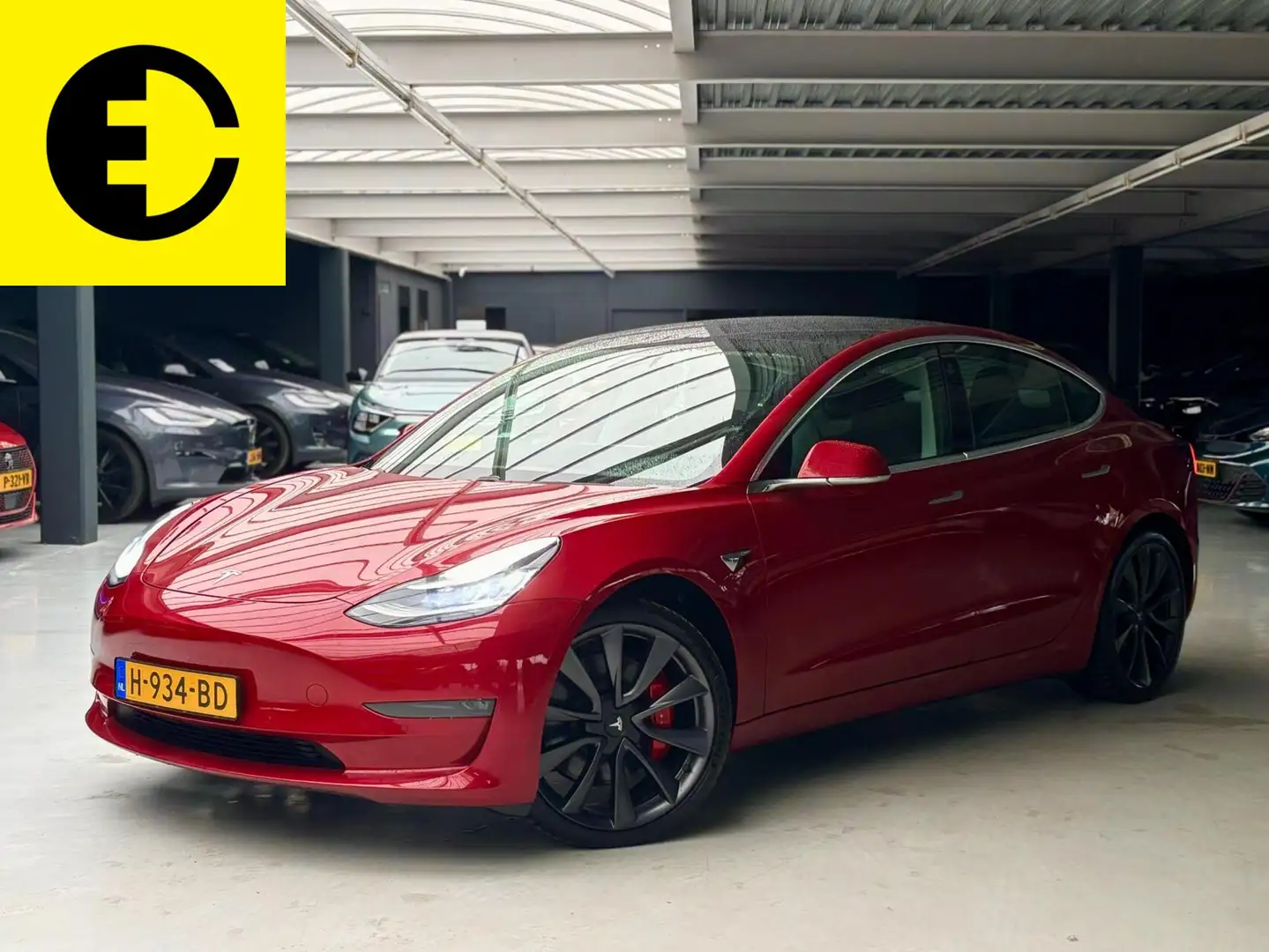 Tesla Model 3 Performance AWD 75 kWh | Autopilot | Premium audio Rood - 1