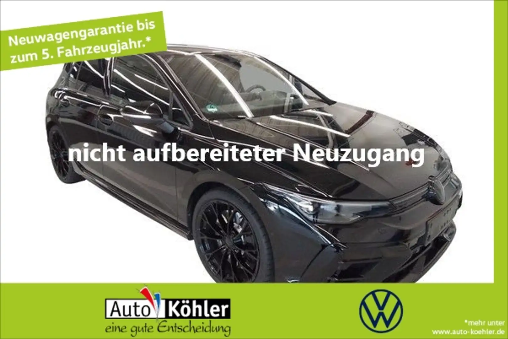 Volkswagen Golf R Black-Edition Matrix 360 ACC AUT Bel.Sitz Schwarz - 1