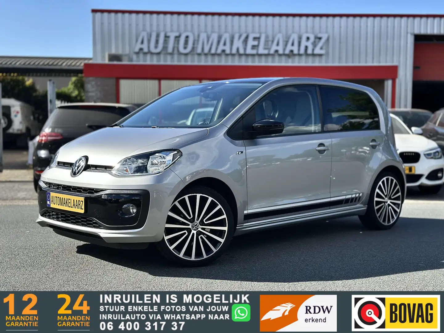Volkswagen up! 1.0 R-line CAM|NAP|AIRCO|STOELVERWARMING Grigio - 1