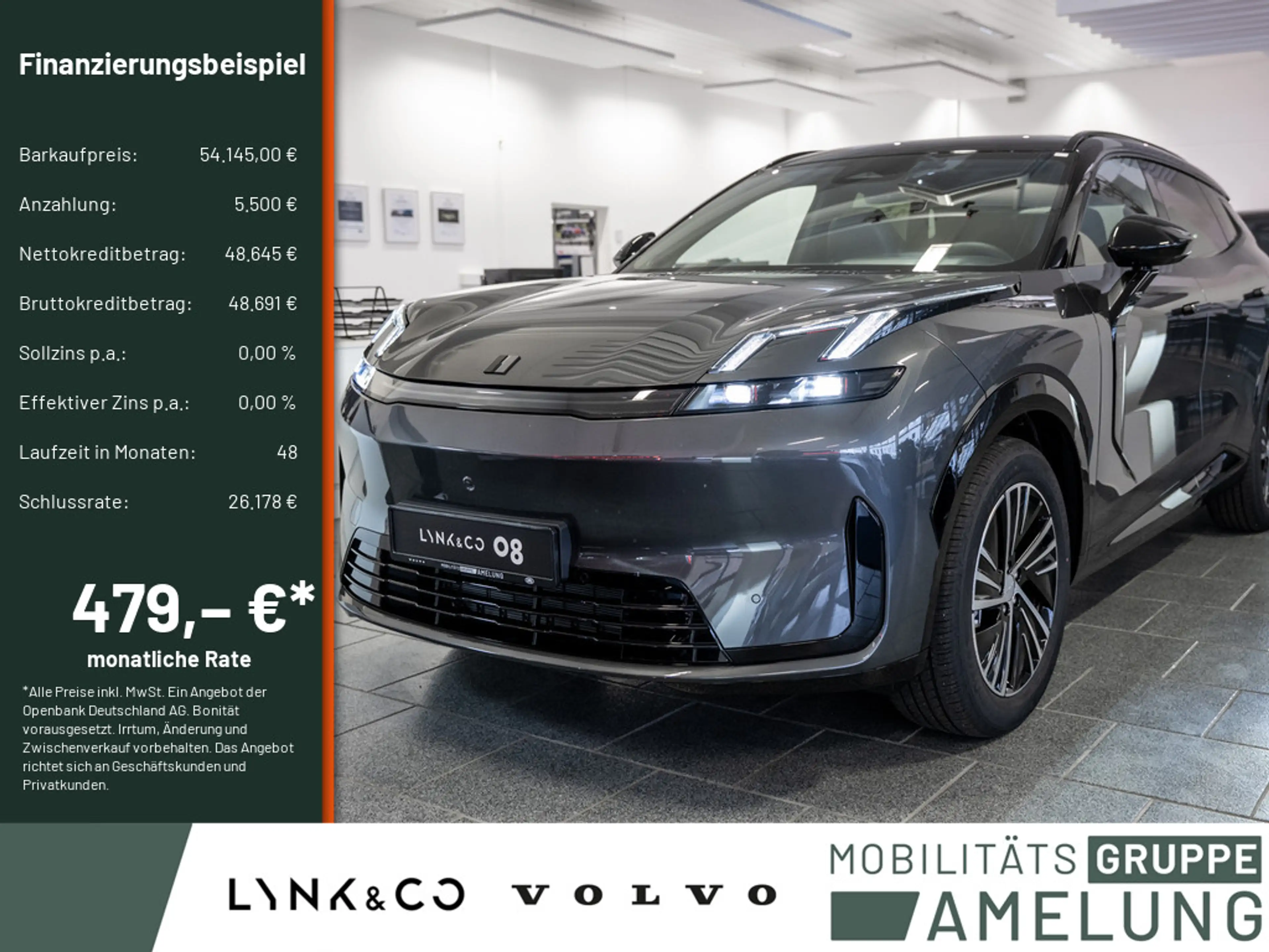 Lynk & Co 08 1.5 T PHEV 257 kW Core W-LAN ACC LED PANO