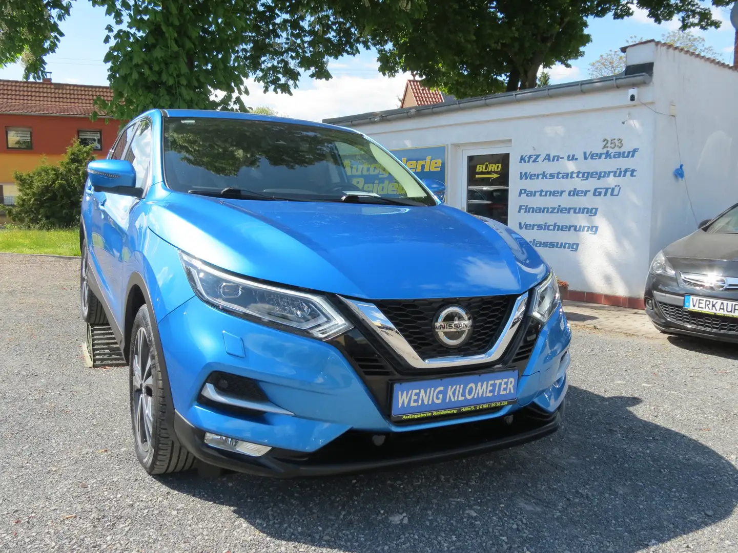 Nissan Qashqai N-Connecta Erst 30200km!! SR+WR!! Blau - 1
