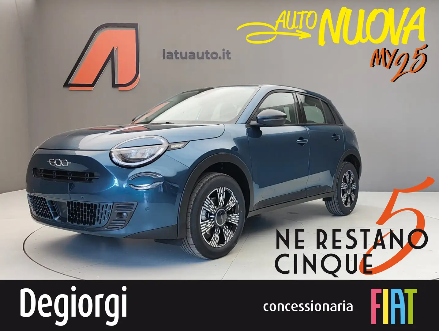 Fiat 600 1.2 100CV HYBRID DCT Verde - 1