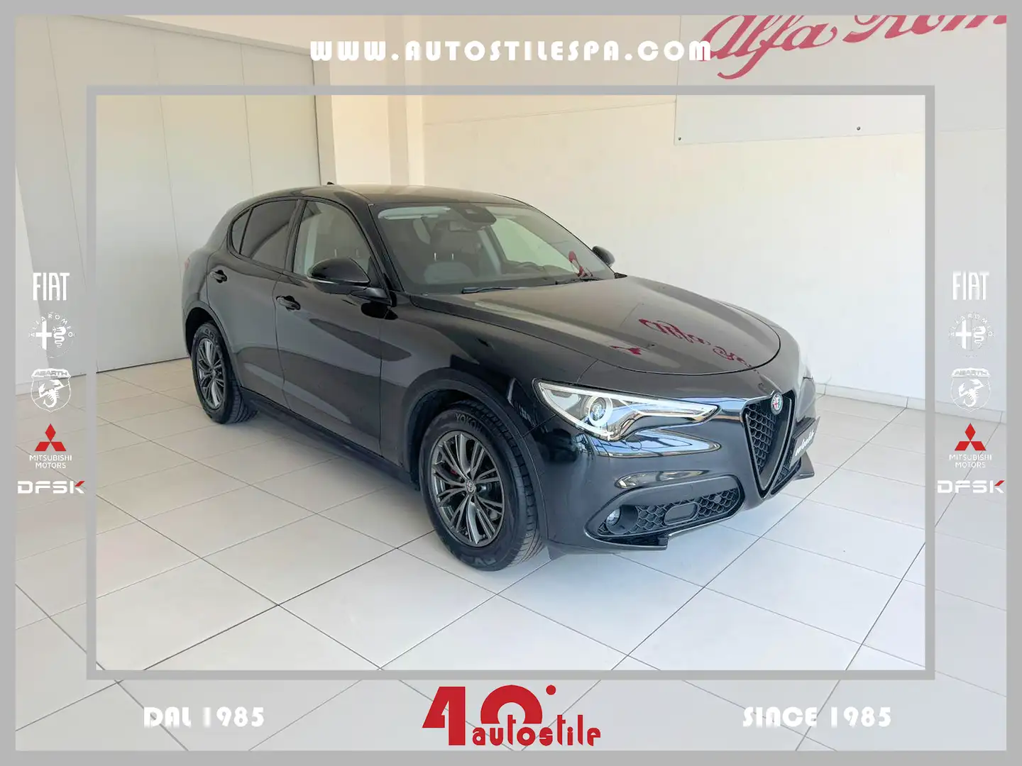 Alfa Romeo Stelvio Stelvio 2.2 Turbodiesel 180 CV AT8 RWD Executive Schwarz - 1