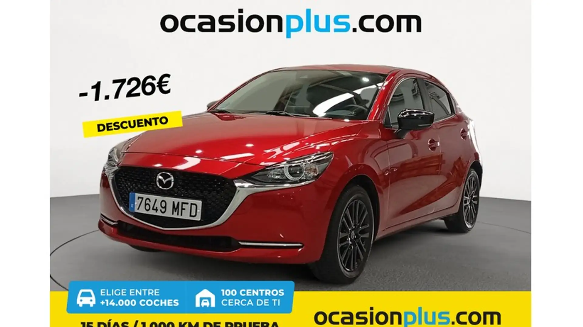 Mazda 2 1.5 e-Skyactiv-g Homura pantalla 7´´ 66kW Rot - 1