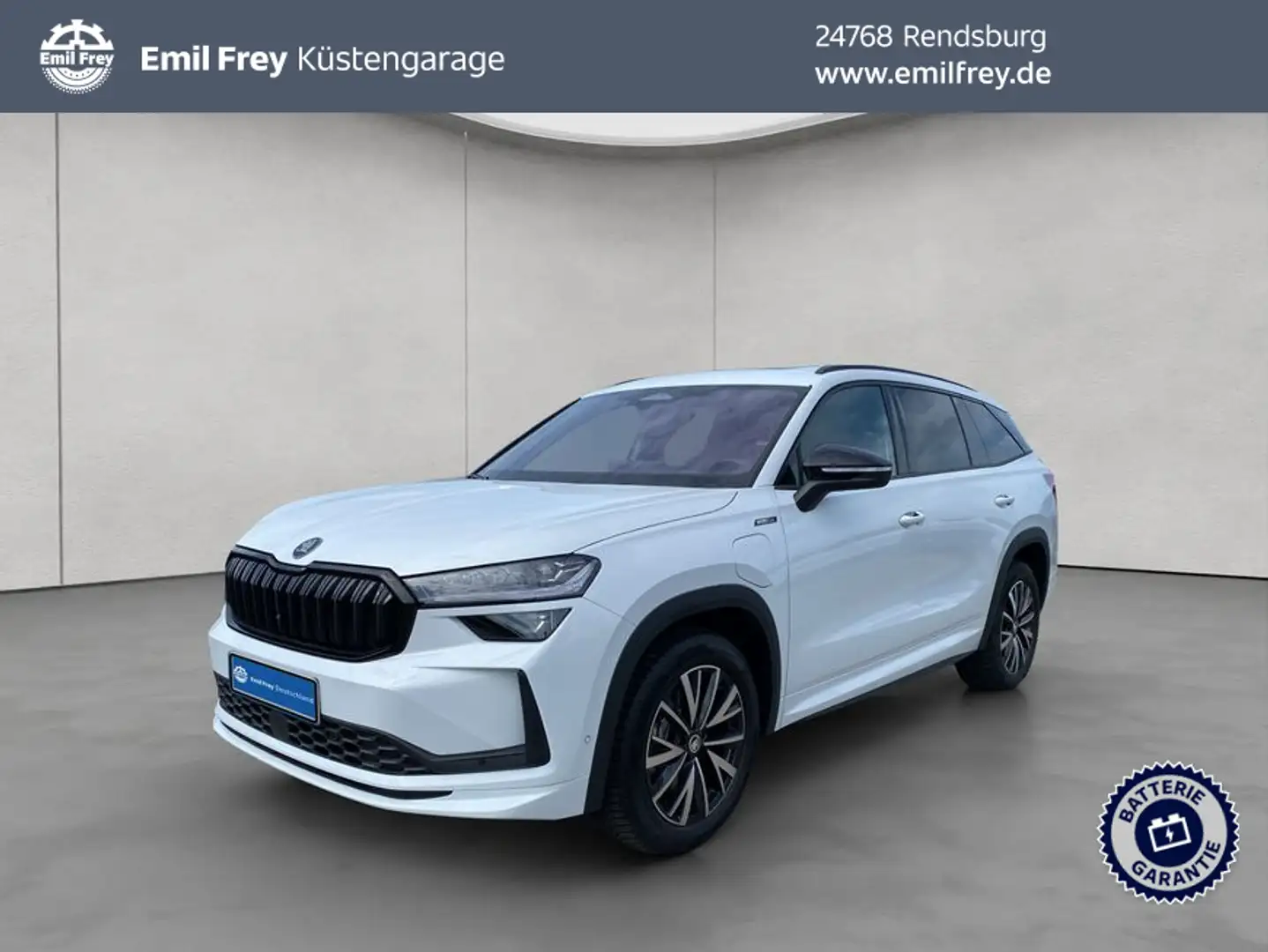 Skoda Kodiaq 1.5 TSI iV DSG Sportline AHK PANO NAV RFK Weiß - 1
