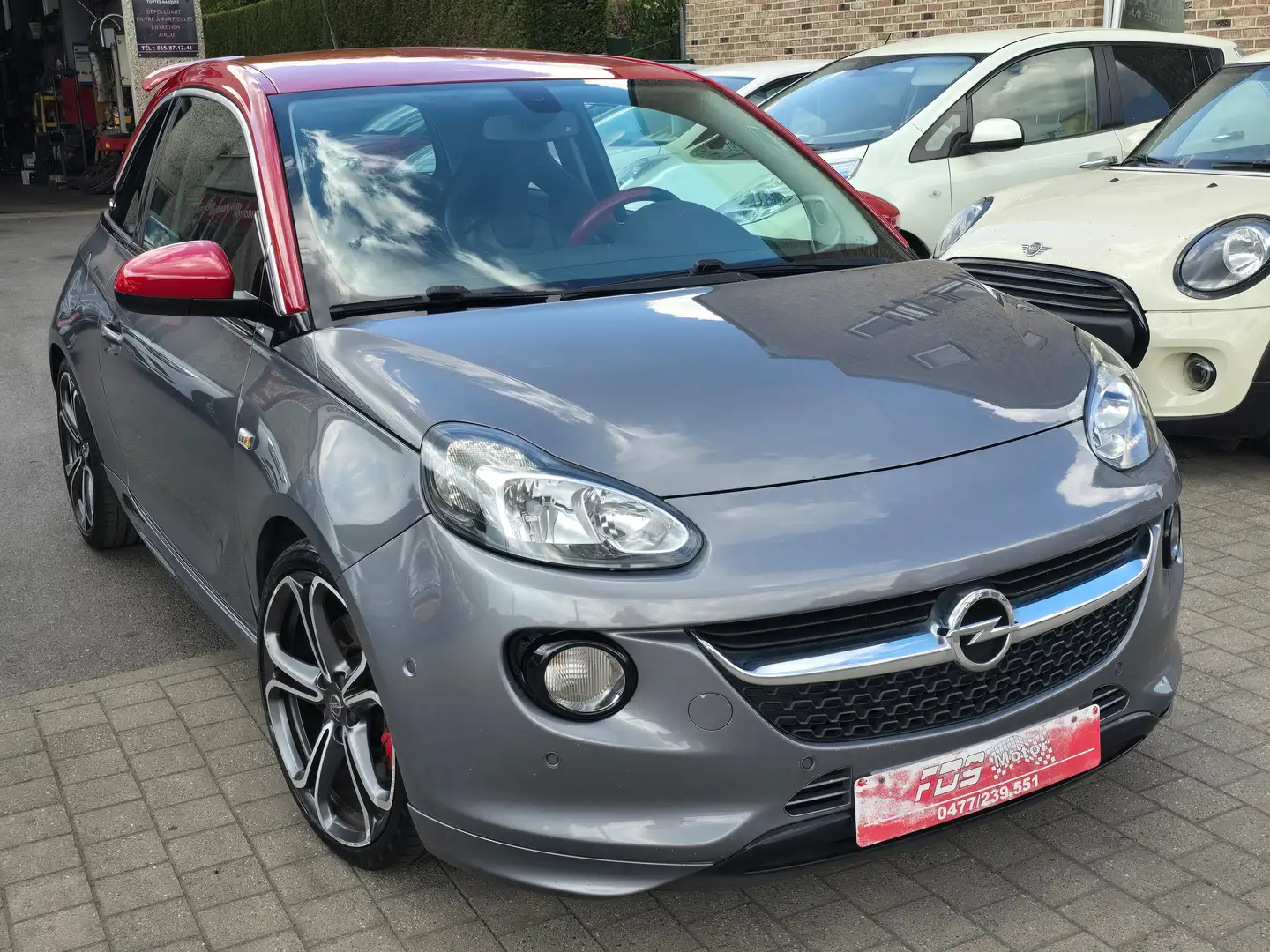Opel Adam S 1.4 Turbo 1ER PROPRIETAIRE RECARO Grijs - 2