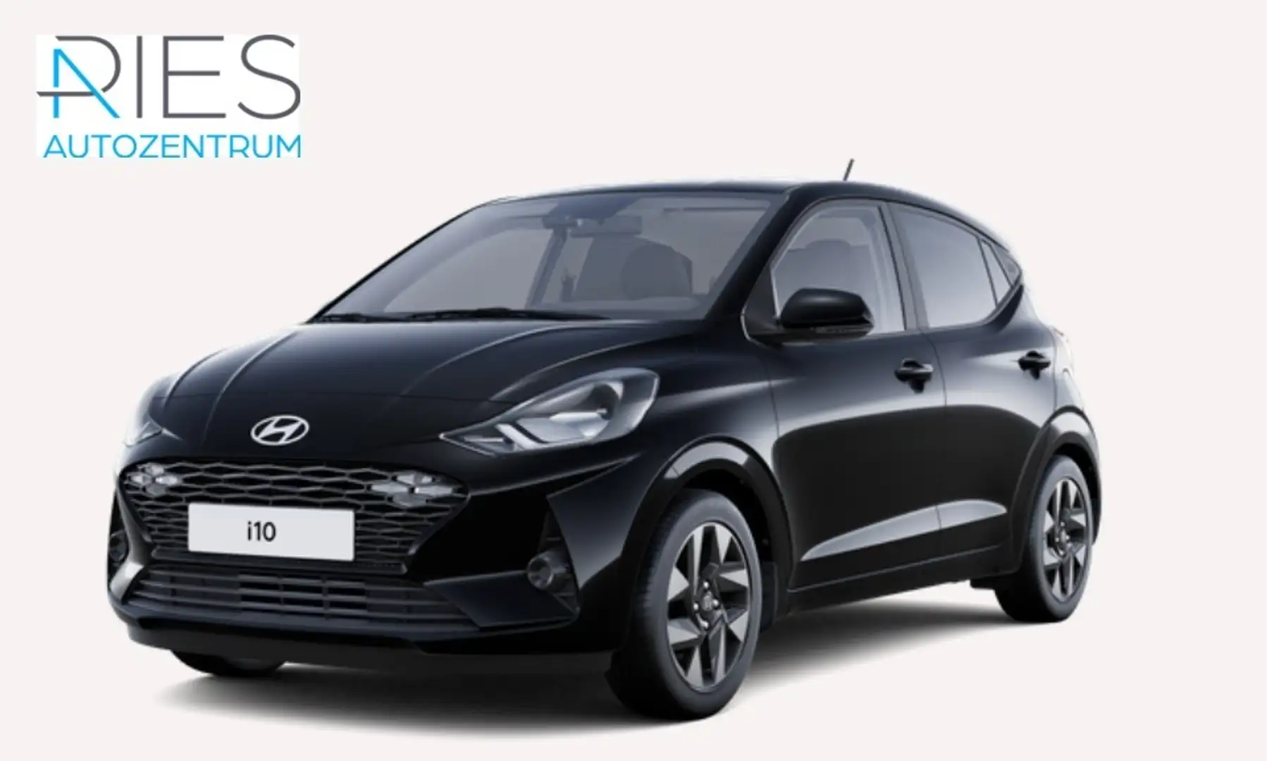 Hyundai i10 1.0 Trend KlimaA*Navi*SHZ*Kam.*PDC*AUT*FLA Noir - 1