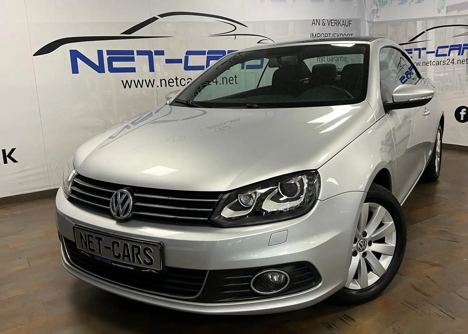 Volkswagen Eos 1.4TSI Cabrio NAVi*XENON*6Gang*FACELIFT Silber - 1