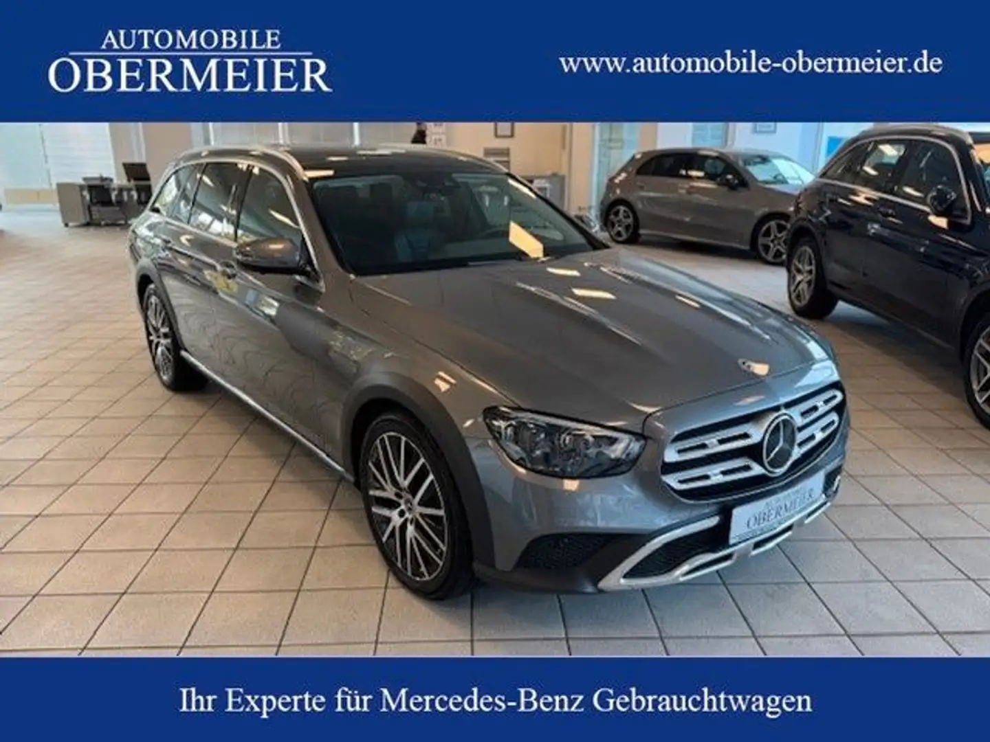 Mercedes-Benz E 220 dT 4M All-Terrain Distr AHK 360°-Ka Pano Grau - 1