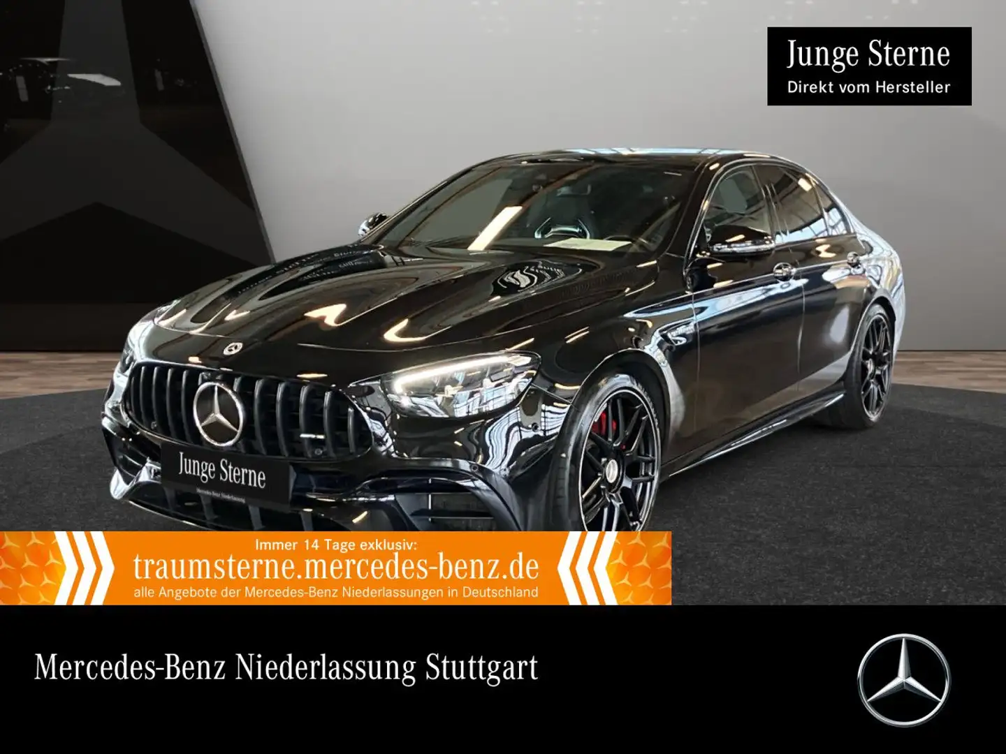 Mercedes-Benz E 63 AMG E 63 S 4M AMG+DRIVERS+NIGHT+PANO+360+LED+STHZG+20" Schwarz - 1