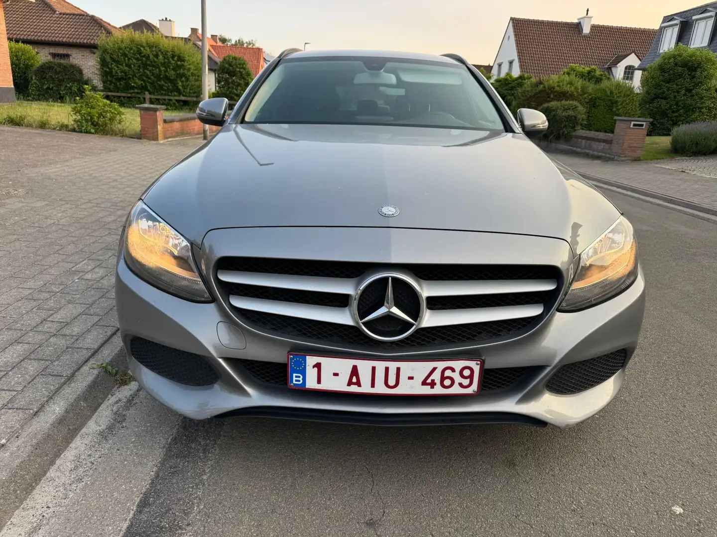 Mercedes-Benz C 200 d//Cuir//Climauto//Navi//Euro6 BLUETEC Gris - 2