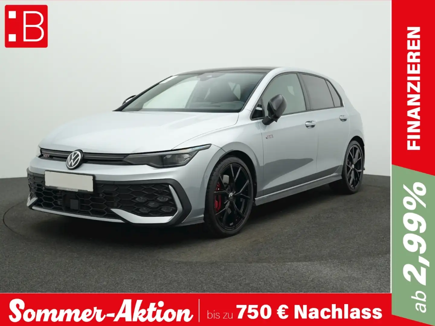 Volkswagen Golf GTI 8 2.0 TSI DSG BLACK STYLE IQ.LIGHT PANO NAVI 19 ES Grijs - 1