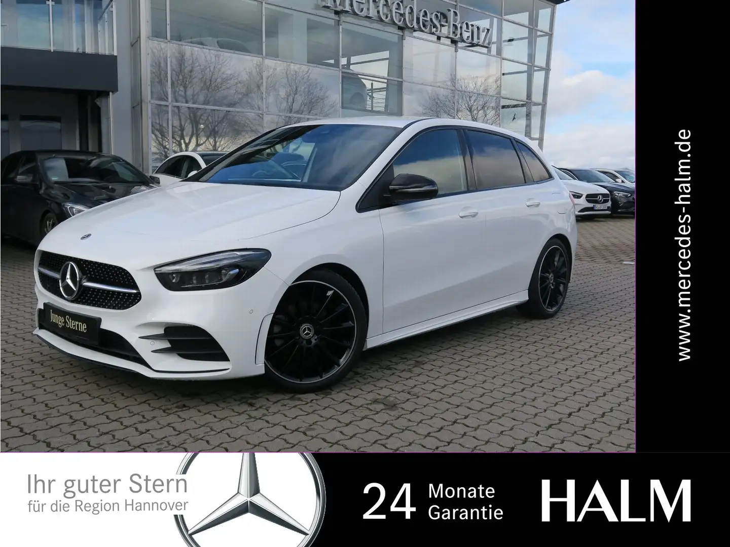 Mercedes-Benz B 200 d AMG Line Night-Paket AHK Multibeam LED Weiß - 1